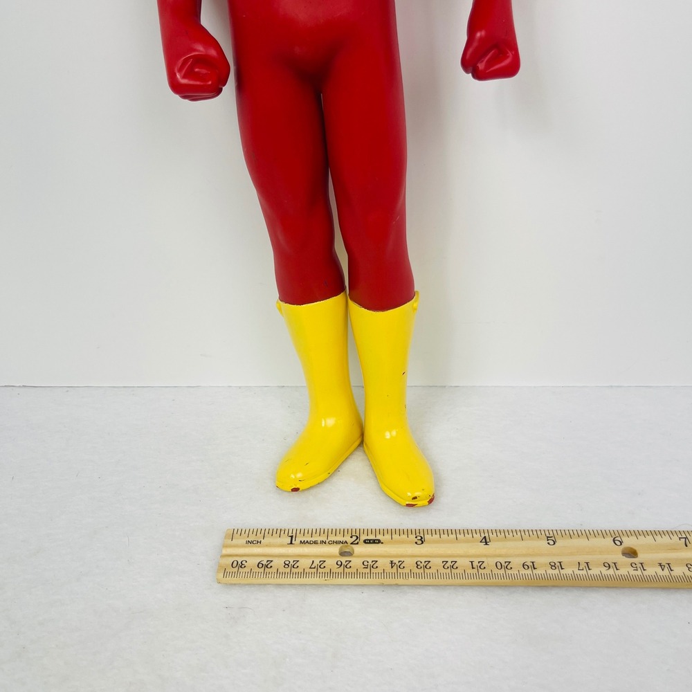 DC Comics The Flash Action Figure 12 Inch Justice League Red Yellow 1999 Good - Picture 9 of 10